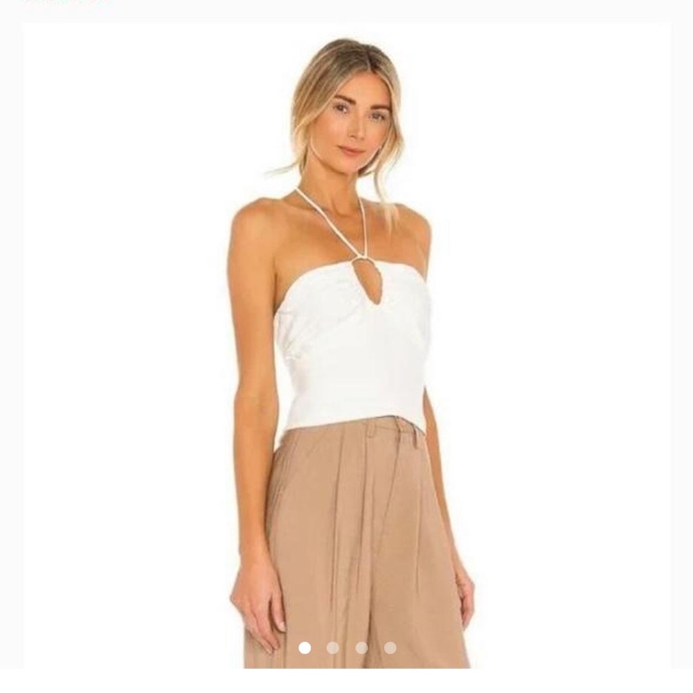 Bardot small white tank
